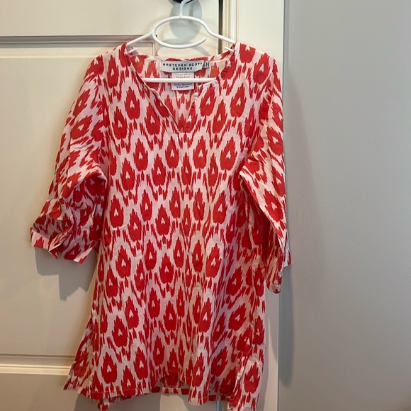 Gretchen Scott Designs, little girls bathing suit coverup, tunic, size 10/12 - Picture 1 of 5